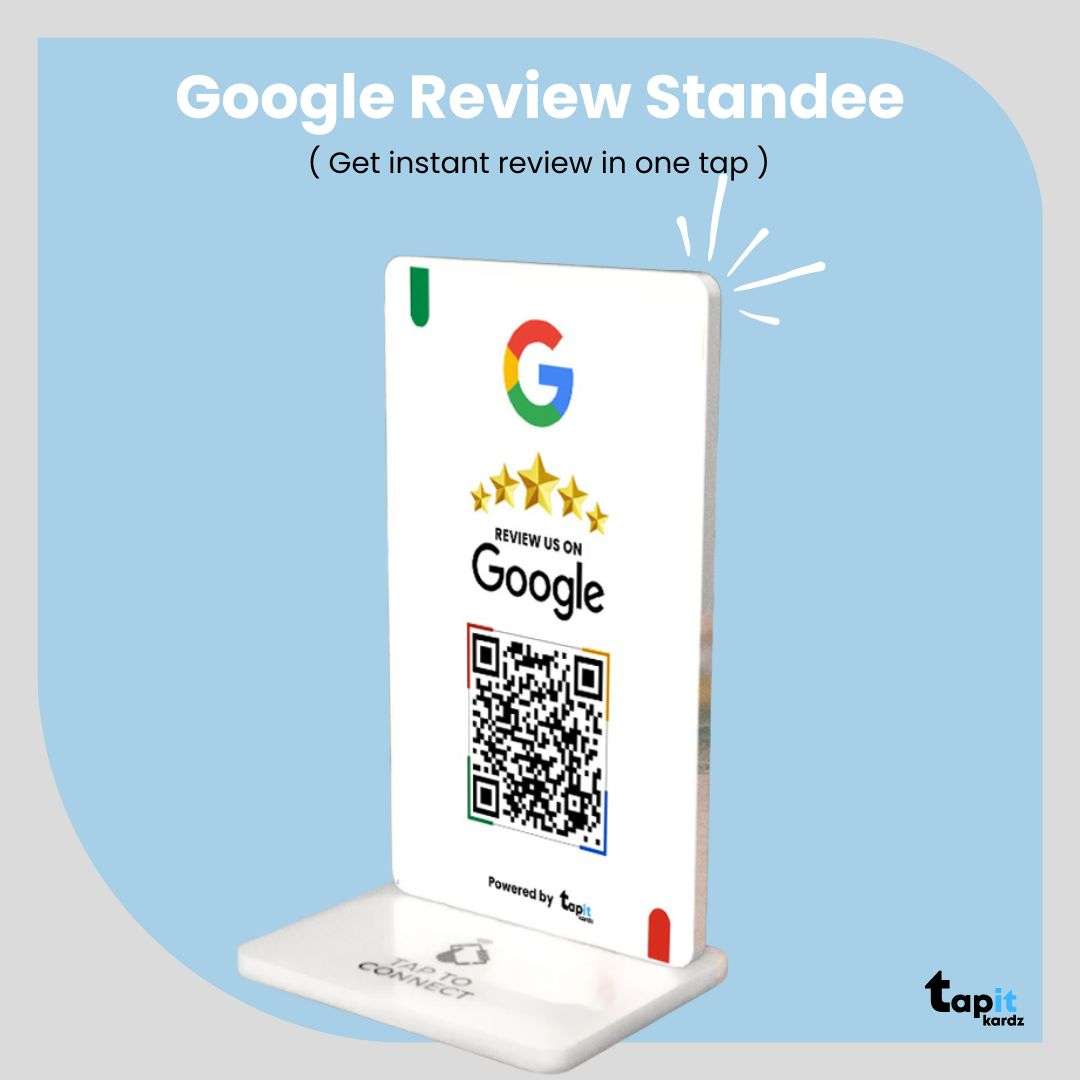 Google Review NFC & QR Standee