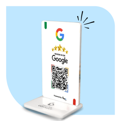 Standee and Review cards